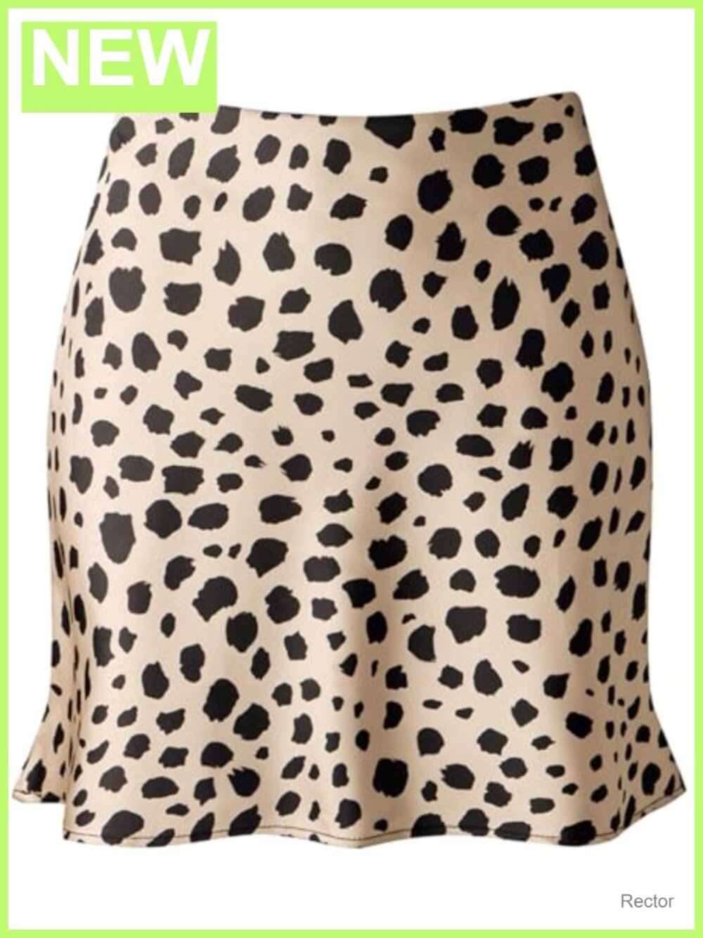 Satin Mini Skirt High Elastic Waist Ruffle Bodycon Fishtail Hem